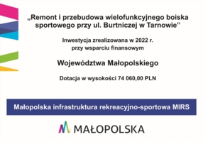 Przebudowa boiska przy ul. Burtniczej w Tarnowie